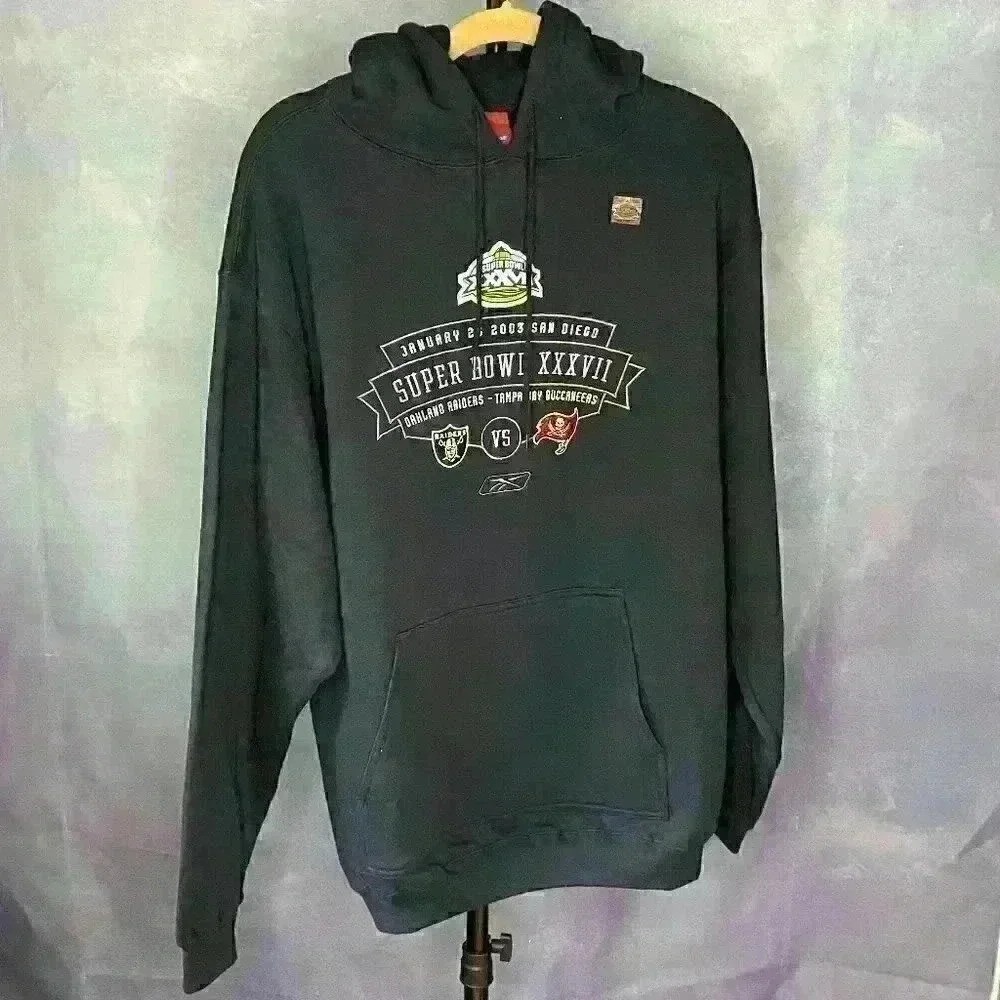Vintage Super Bowl XXXVII 37 Tampa Buccaneers Raiders 2003 Crewneck Sweatshirt. - Picture 2 of 7